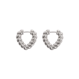 シルバー | WAVE HEART MOTIF ピアス | EVRIS