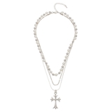 PEARL MIX CHAIN 3連 ネックレス | EVRIS | 詳細画像8 