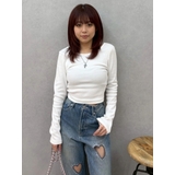 MARBLE CROSS MOTIF ネックレス | EVRIS | 詳細画像8 