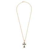 ゴールド | MARBLE CROSS MOTIF ネックレス | EVRIS