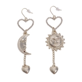 ゴールド | SUNNY MOTIF HEART ピアス | EVRIS