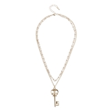 ゴールド | KEY MOTIF LONG ネックレス | EVRIS
