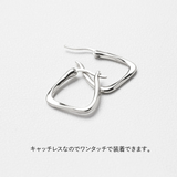 littleスクエアフープピアス | Matthewmark | 詳細画像8
