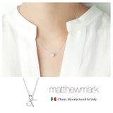 【ファインネックレス T-type】 RIBBON | Matthewmark | 詳細画像1