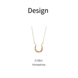 10Kダイヤモンドネックレス ホースシューデザイン | Matthewmark  | 詳細画像2 