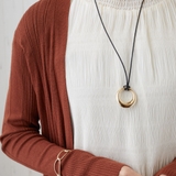 ロングネックレス 本革 日本製 | Melody Accessory | 詳細画像6