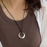 ロングネックレス 本革 日本製 | Melody Accessory | 詳細画像1