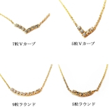 ネックレス ワンストーン Vカーブ | Melody Accessory | 詳細画像2