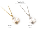 ネックレス ふたつ パール | Melody　Accessory | 詳細画像3 