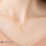 ネックレス ハート 2連 | Melody　Accessory | 詳細画像4 
