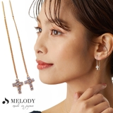 ピアス アメリカンピアス ラインストーン | Melody　Accessory | 詳細画像1 