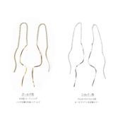 チェーンピアス ピアス K18GP | Melody Accessory | 詳細画像2