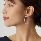 ラインストーン フープピアス フープイヤリング | Melody　Accessory | 詳細画像2 