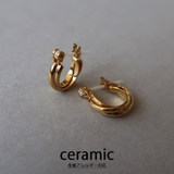 セラミック ピアス 日本製 | Melody　Accessory | 詳細画像1 