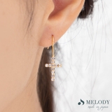 ピアス ラインストーン クロス | Melody　Accessory | 詳細画像4 