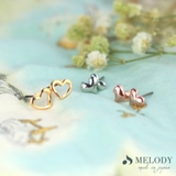ぷっくりハート オープンハート スタッドピアス | Melody Accessory | 詳細画像5