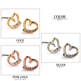 オープンハート ピアス スタッドピアス | Melody Accessory | 詳細画像8