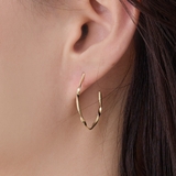 ピアス K18GP サンドブラスト | Melody Accessory | 詳細画像1