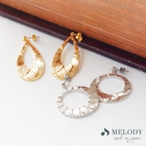 スタッドピアス ダイヤカット仕上げ ドロップ | Melody Accessory | 詳細画像2