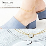 アンクレット 日本製 K18GP | Melody Accessory | 詳細画像1