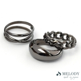 リング ブラックリング シンプル | Melody Accessory | 詳細画像6