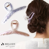 バンスクリップ結び目 むすび クリアカラー | Melody Accessory | 詳細画像1