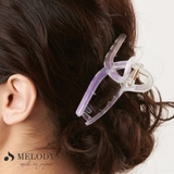 バンスクリップ結び目 むすび クリアカラー | Melody Accessory | 詳細画像6