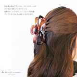 ラインストーン付き シンプル バンスクリップ | Melody　Accessory | 詳細画像7 