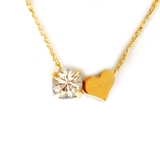 Heart-ゴールド色 | アンクレット 日本製 K18GP | Melody Accessory