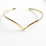 ゴールド色 | ブレスレット V字 ライン | Melody Accessory