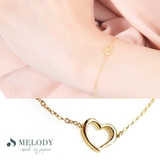 ゴールド色 | ブレスレット セレクト オープンハート | Melody Accessory