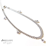 シルバー色 | ブレスレット 2連 ボールチェーン | Melody Accessory