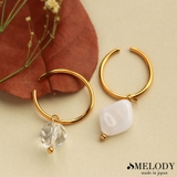 イヤーカフ クリア ビーズ | Melody Accessory | 詳細画像1