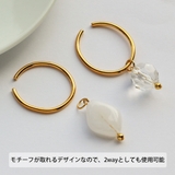 イヤーカフ クリア ビーズ | Melody Accessory | 詳細画像5