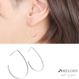 シルバー色 | ピアス K18GP ニッケルフリー | Melody　Accessory
