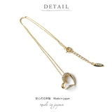 ラインストーン付 オープンハート ネックレス | Melody　Accessory | 詳細画像6 