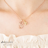 ピンクゴールド ハワイアンイニシャルネックレス ゴールドチャーム | Melody　Accessory | 詳細画像9 