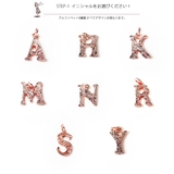 ピンクゴールド ハワイアンイニシャルネックレス ゴールドチャーム | Melody　Accessory | 詳細画像3 