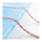 ピンクゴールド ハワイアンイニシャルネックレス ゴールドチャーム | Melody　Accessory | 詳細画像12 
