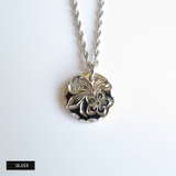 シルバー色 | ネックレス K18GP サークル | Melody Accessory