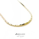 スエッジチェーン/ゴールド色 | ネックレス 日本製 K18GP | Melody　Accessory