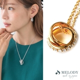 トリプルサークル-ゴールド色 | ネックレス ロングネックレス 日本製 | Melody Accessory