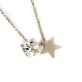 Star-シルバー色 | ネックレス 日本製 K18GP | Melody Accessory