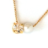 Pearl-ゴールド色 | ネックレス 日本製 K18GP | Melody Accessory
