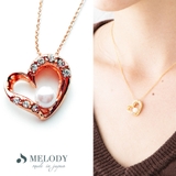 ピンクゴールド色 | ネックレス 日本製 K18GP | Melody　Accessory