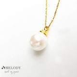 ゴールド色 | ネックレス パール ペンダント | Melody　Accessory