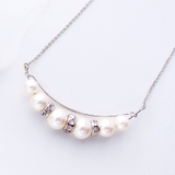 シルバー色 | ネックレス 日本製 K18GP | Melody　Accessory