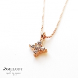 ピンクゴールド色 | ネックレス 日本製 K18GP | Melody Accessory