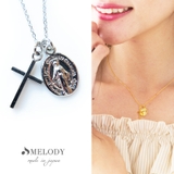 シルバー色 | ネックレス 日本製 K18GP | Melody Accessory