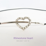 ラインストーンハート | ネックレス チョーカー レディース | Melody Accessory